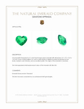 6.31 Ct. Emerald from Colombia Appraisal