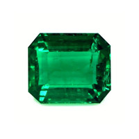  Emerald Ring 4.31 Ct. 18K Yellow Gold Combination Stone