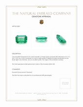0.53 Ct. Emerald from Zambia Appraisal