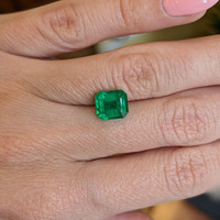 2.47 Ct. Emerald from Zambia Life Style