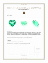 10.26 Ct. Emerald from Colombia Appraisal