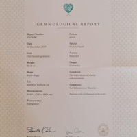 10.26 Ct. Emerald from Colombia Scan Report
