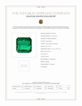 12.99 Ct. Emerald from Zambia Scan Report