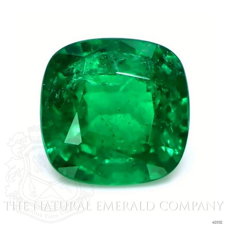 Solitaire Emerald Necklace 6.90 Ct., 18K Yellow Gold