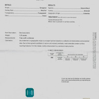 1.31 Ct. Emerald from Colombia Scan Report