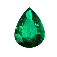  Emerald Necklace 2.76 Ct. 18K White Gold Combination Stone