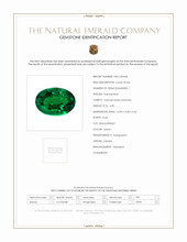 4.85 Ct. Emerald from Zambia Scan Report