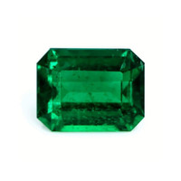 Emerald Ring 2.73 Ct. 18K Yellow Gold Combination Stone