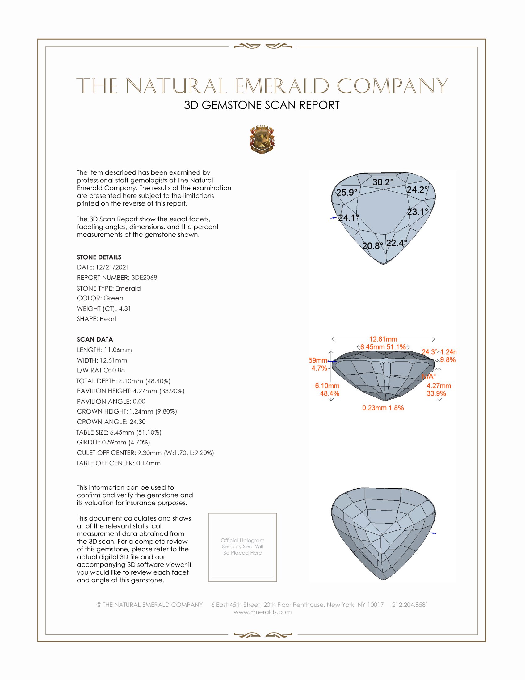 4.31 Ct. Emerald from Zambia
