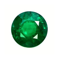  Emerald Necklace 4.22 Ct., 18K White Gold Combination Stone