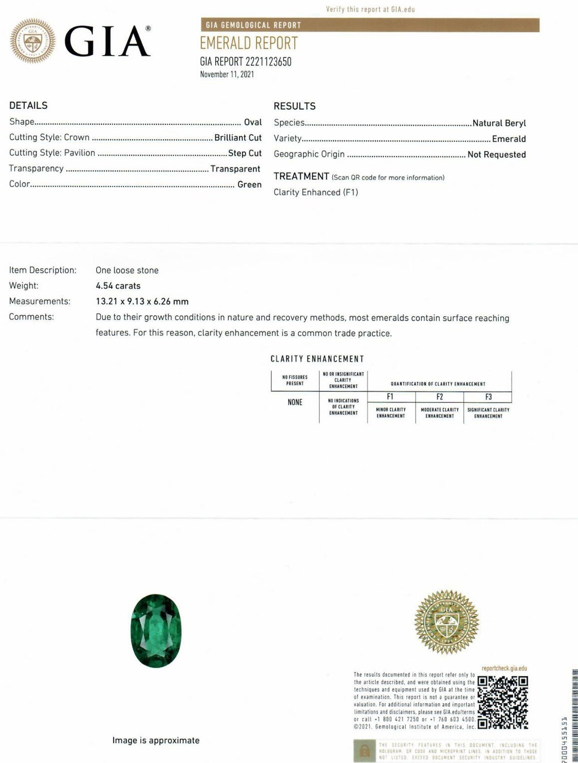 4.54 Ct. Emerald from Zambia