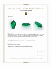 1.40 Ct. Emerald from Zambia Appraisal