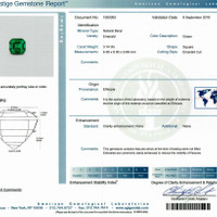 3.14 Ct. Emerald from Ethiopia Scan Report