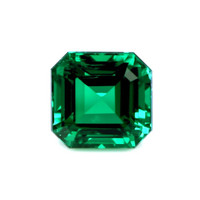 Emerald Ring 3.14 Ct. 18K Yellow Gold Combination Stone