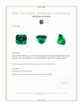 1.93 Ct. Emerald from Zambia Appraisal
