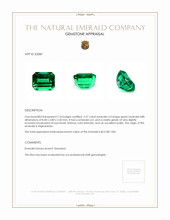 2.37 Ct. Emerald from Afghanistan Appraisal