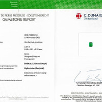 2.37 Ct. Emerald from Afghanistan Scan Report
