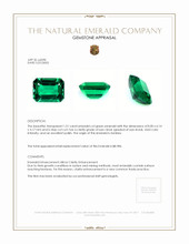 1.51 Ct. Emerald from Zambia Appraisal