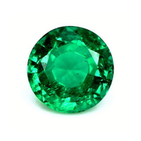 Wedding Set Emerald Ring 3.59 Ct., 18K White Gold Combination Stone