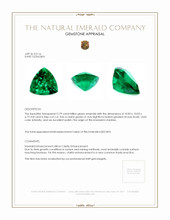 3.79 Ct. Emerald from Zambia Appraisal