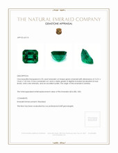 6.70 Ct. Emerald from Zambia Appraisal