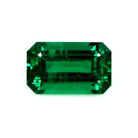 Accent Stones Emerald Ring 3.16 Ct., 18K Yellow Gold Combination Stone