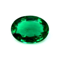  Emerald Ring 1.43 Ct. 18K Yellow Gold Combination Stone