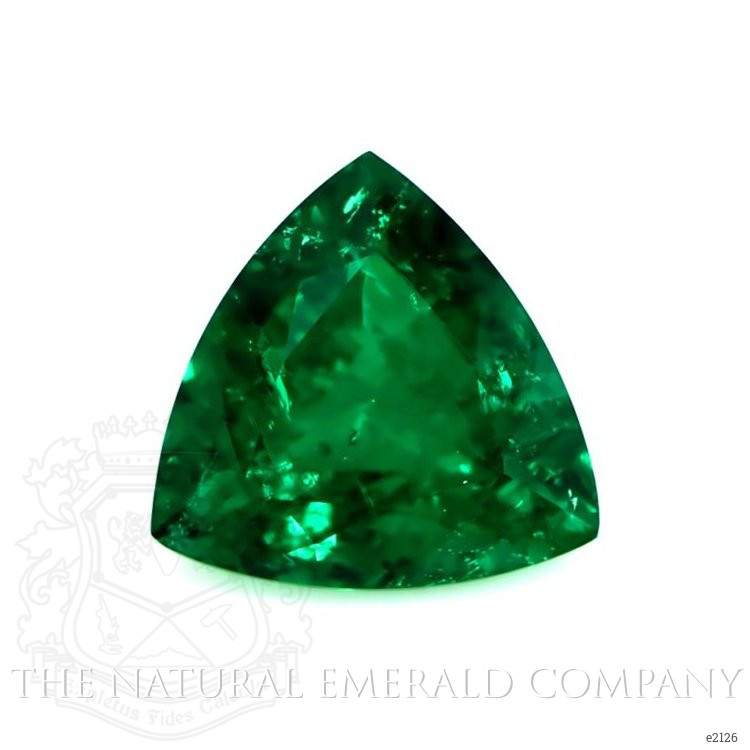  Emerald Pendant 4.29 Ct. 18K White Gold