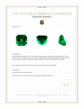 5.95 Ct. Emerald from Zambia Appraisal