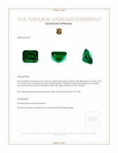 4.25 Ct. Emerald from Zambia Appraisal