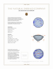 0.17 Ct. Emerald from Zambia 3 D Scan Report