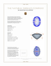 0.36 Ct. Emerald from Zambia 3 D Scan Report