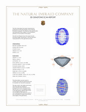 0.36 Ct. Emerald from Zambia 3 D Scan Report