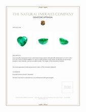 0.52 Ct. Emerald from Zambia Appraisal