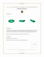 0.25 Ct. Emerald from Zambia Appraisal