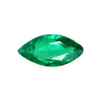  Emerald Ring 0.25 Ct. 18K Yellow Gold Combination Stone
