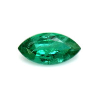 Emerald Ring 0.31 Ct. 18K Yellow Gold Combination Stone