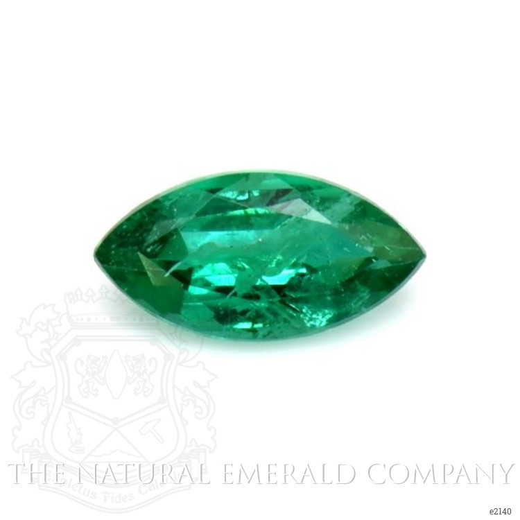 Emerald Ring 0.31 Ct. 18K White Gold