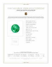 0.43 Ct. Emerald from Zambia Scan Report