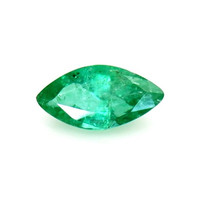 Pave Emerald Ring 0.47 Ct., 18K Yellow Gold Combination Stone