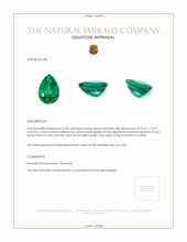 2.28 Ct. Emerald from Zambia Appraisal