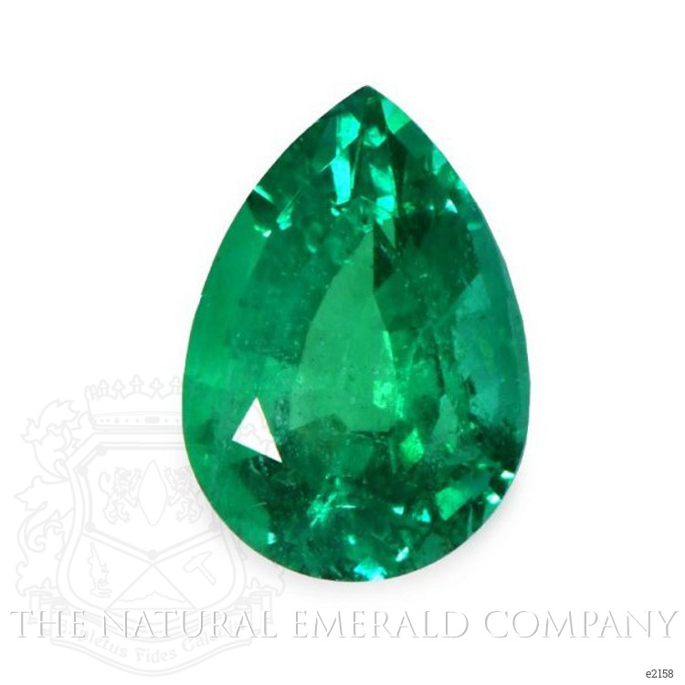 Accent Stones Emerald Pendant 2.28 Ct., 18K Yellow Gold