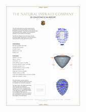 2.28 Ct. Emerald from Zambia 3 D Scan Report