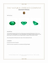 0.28 Ct. Emerald from Zambia Appraisal