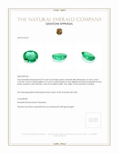 0.29 Ct. Emerald from Zambia Appraisal