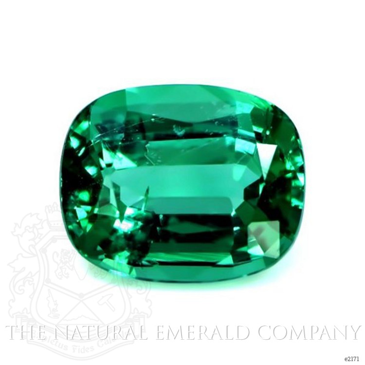  Emerald Ring 3.30 Ct., 18K White Gold