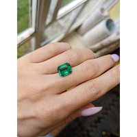 3.51 Ct. Emerald from Zambia Life Style