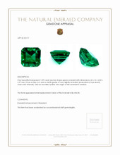 1.09 Ct. Emerald from Zambia Appraisal