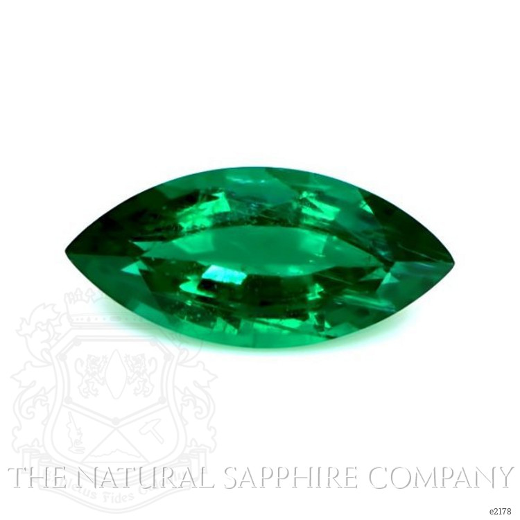 Solitaire Emerald Necklace 1.17 Ct., 18K Yellow Gold