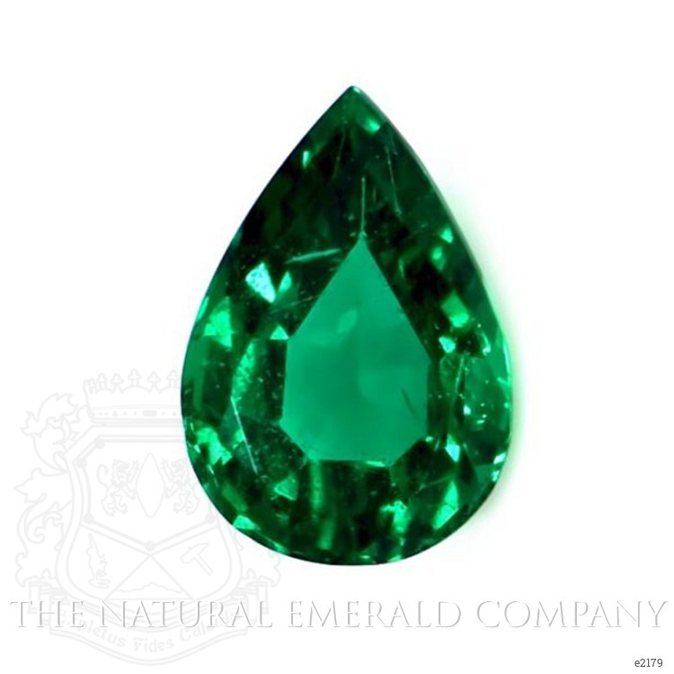 Emerald Pendant 1.07 Ct. 18K White Gold